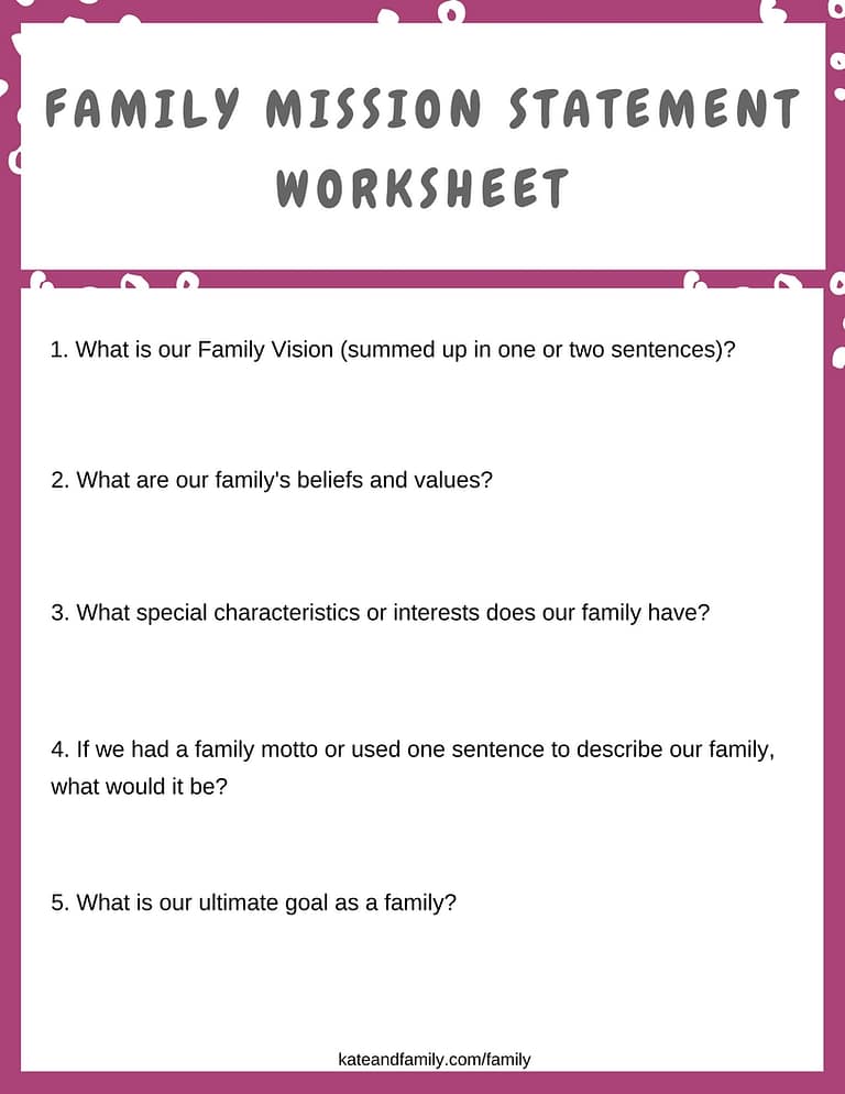 How to Build a Strong Family » Kate and Family